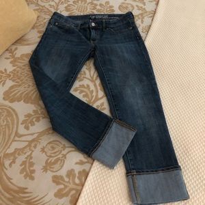 Gap Straight Cuffed Jeans
